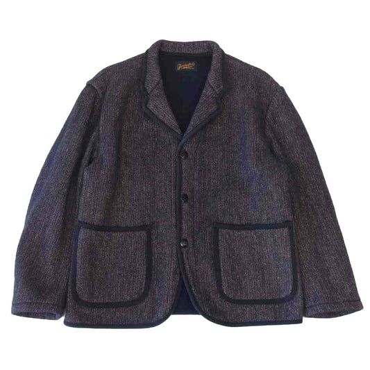 TENDERLOIN テンダーロイン T-BROWNS BEACH JKT ブラウンズビーチ テーラード ジャケット ネイビー系 L【美品】【中古】