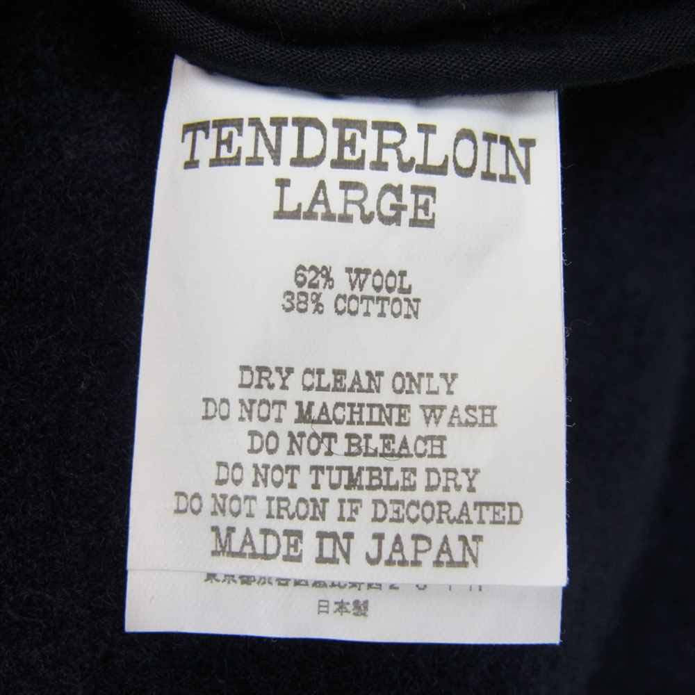 TENDERLOIN テンダーロイン T-BROWNS BEACH JKT ブラウンズビーチ テーラード ジャケット ネイビー系 L【美品】【中古】