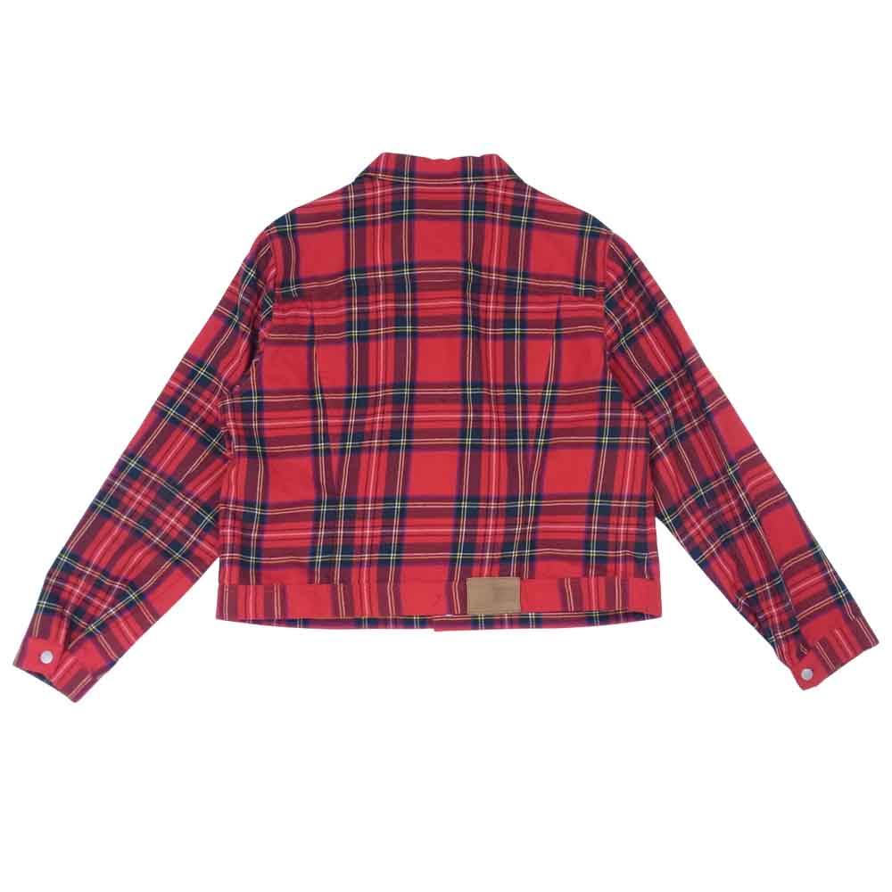TOMMY HILFIGER トミーヒルフィガー 160582 チェック 長袖 シャツ レッド系 XL【中古】