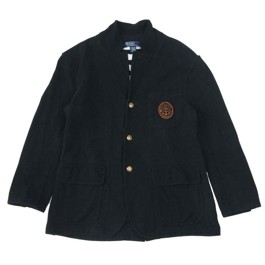 POLO RALPH LAUREN ポロ・ラルフローレン KK-RL-KS3516 鹿の子 マリン テーラードジャケット ブラック系 L【中古】