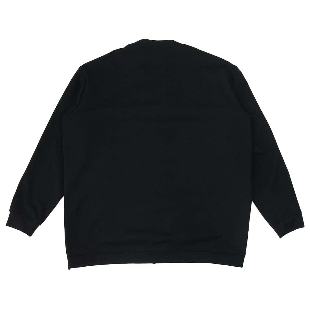 FRED PERRY フレッドペリー F1808 LOOPBACK CARDIGAN ロゴ刺繍 カーディガン ブラック系 L【中古】