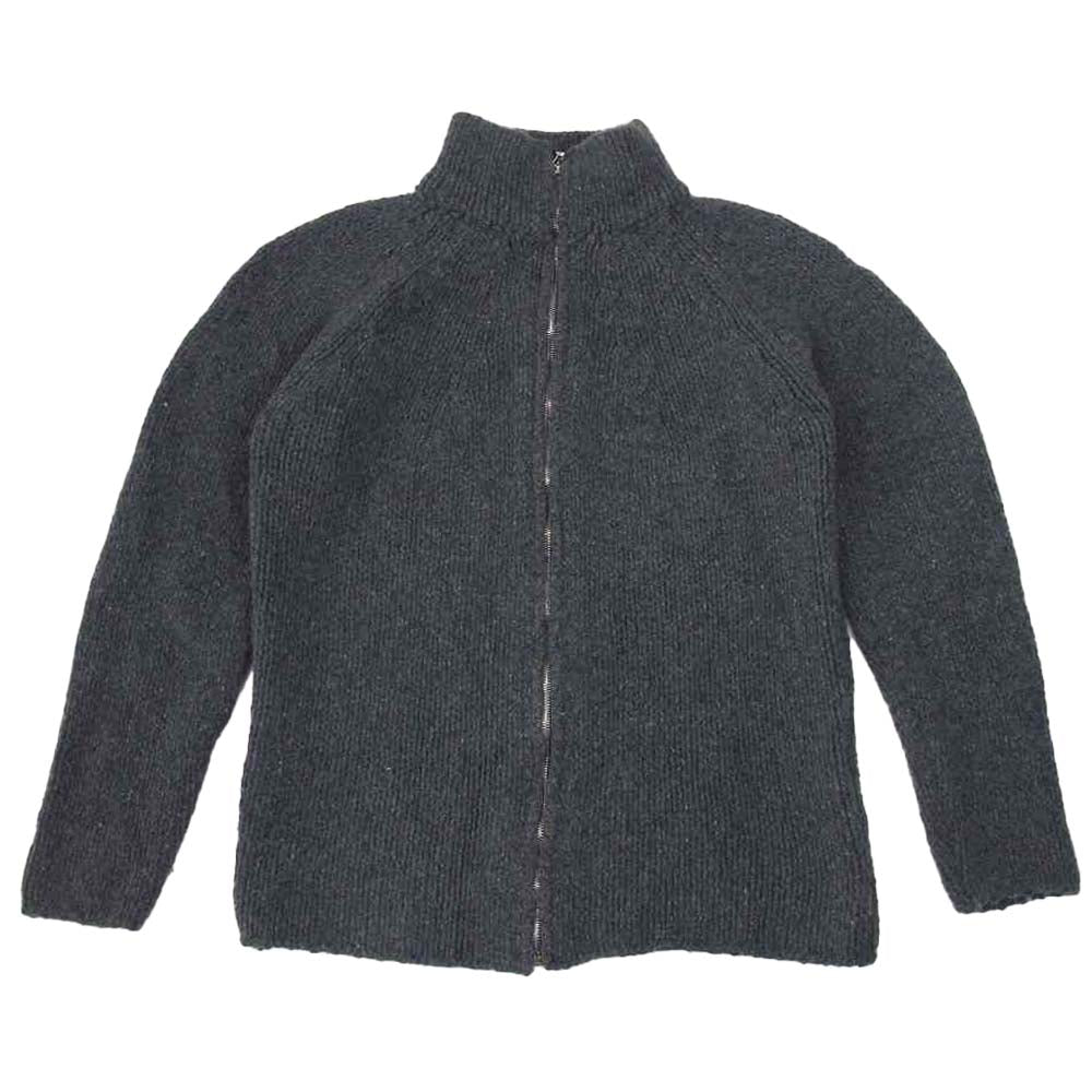 MONCLER モンクレール 国内正規品 ペッパージャパン 茶タグ ジップ タートルネック カーディガン ニット グレー系 L【中古】