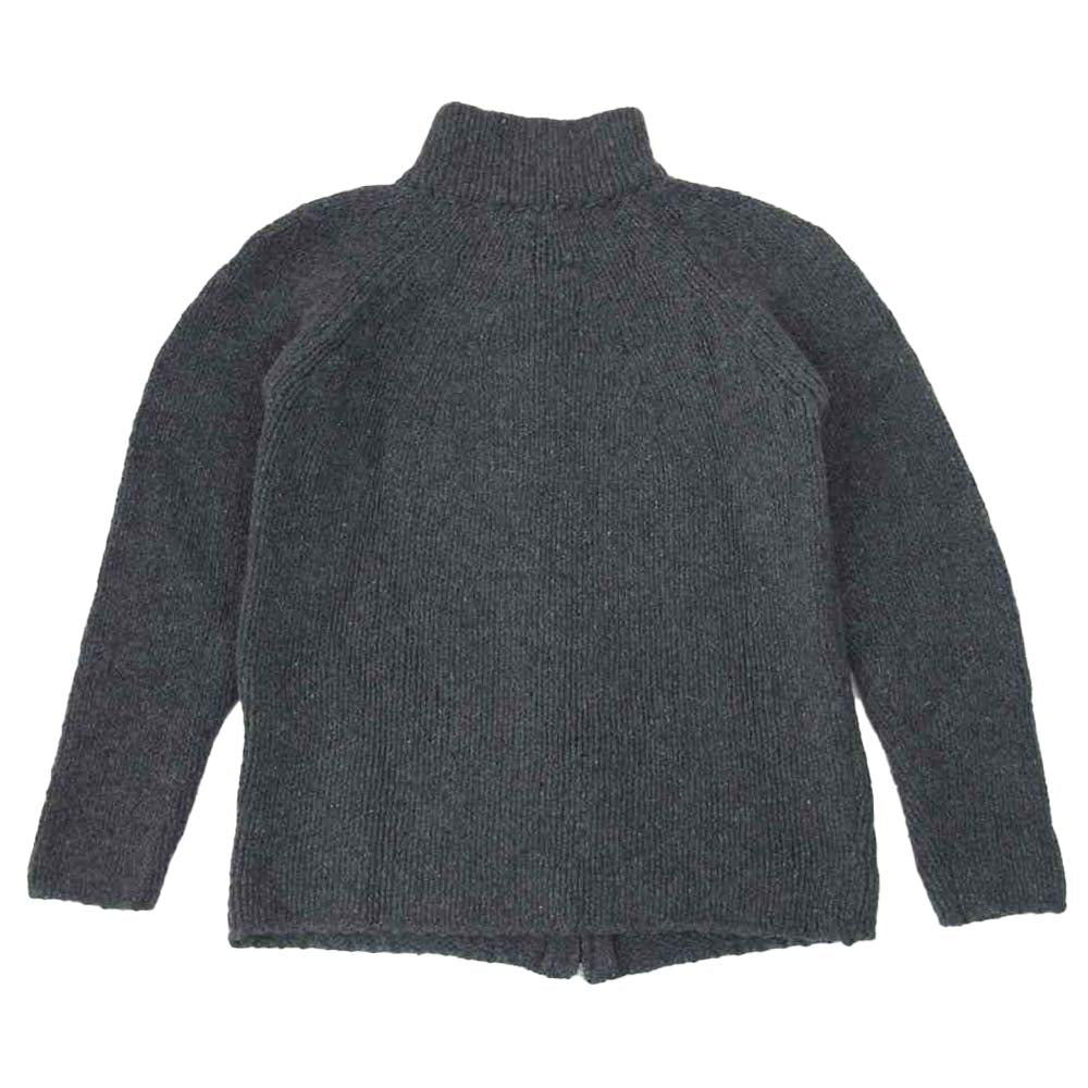 MONCLER モンクレール 国内正規品 ペッパージャパン 茶タグ ジップ タートルネック カーディガン ニット グレー系 L【中古】