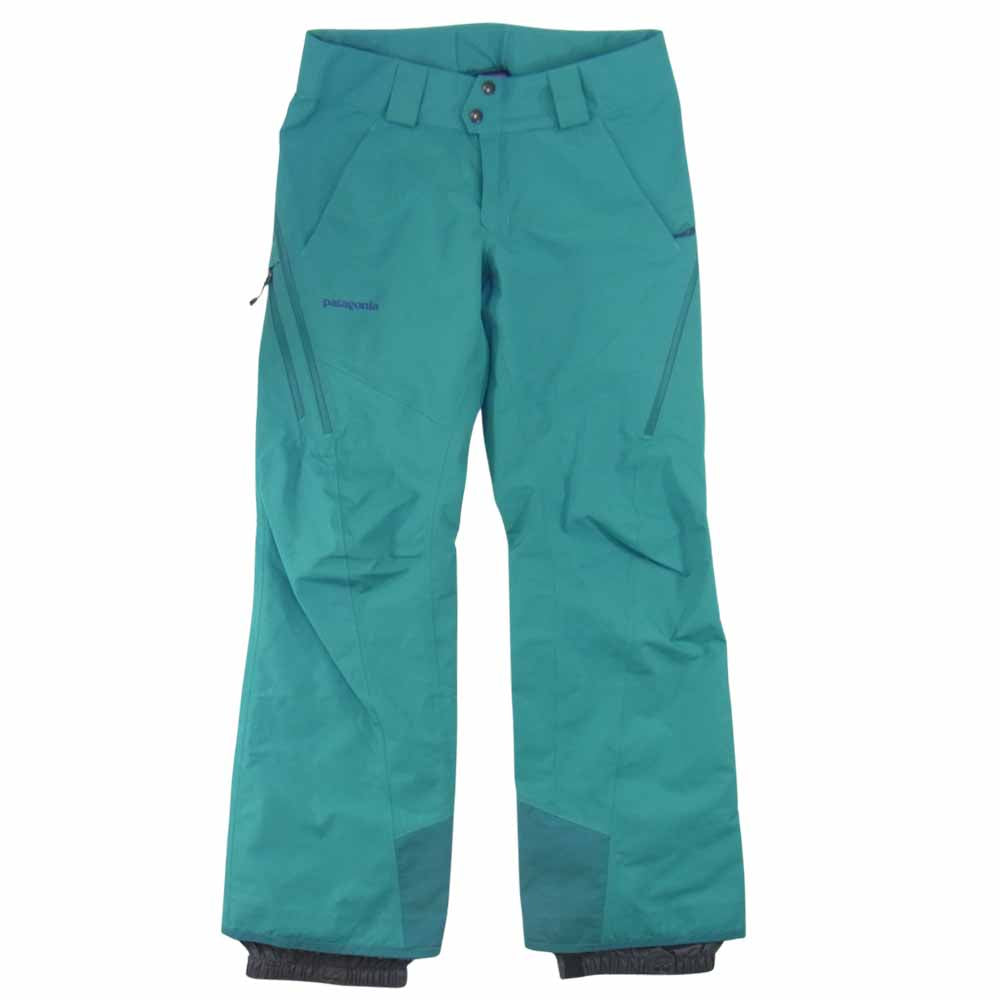 patagonia パタゴニア 17AW 31432 17年製 Women's Powder Bowl pants GORE-TEX レディース パウダー ボウル ゴアテックス グリーン系 S【中古】