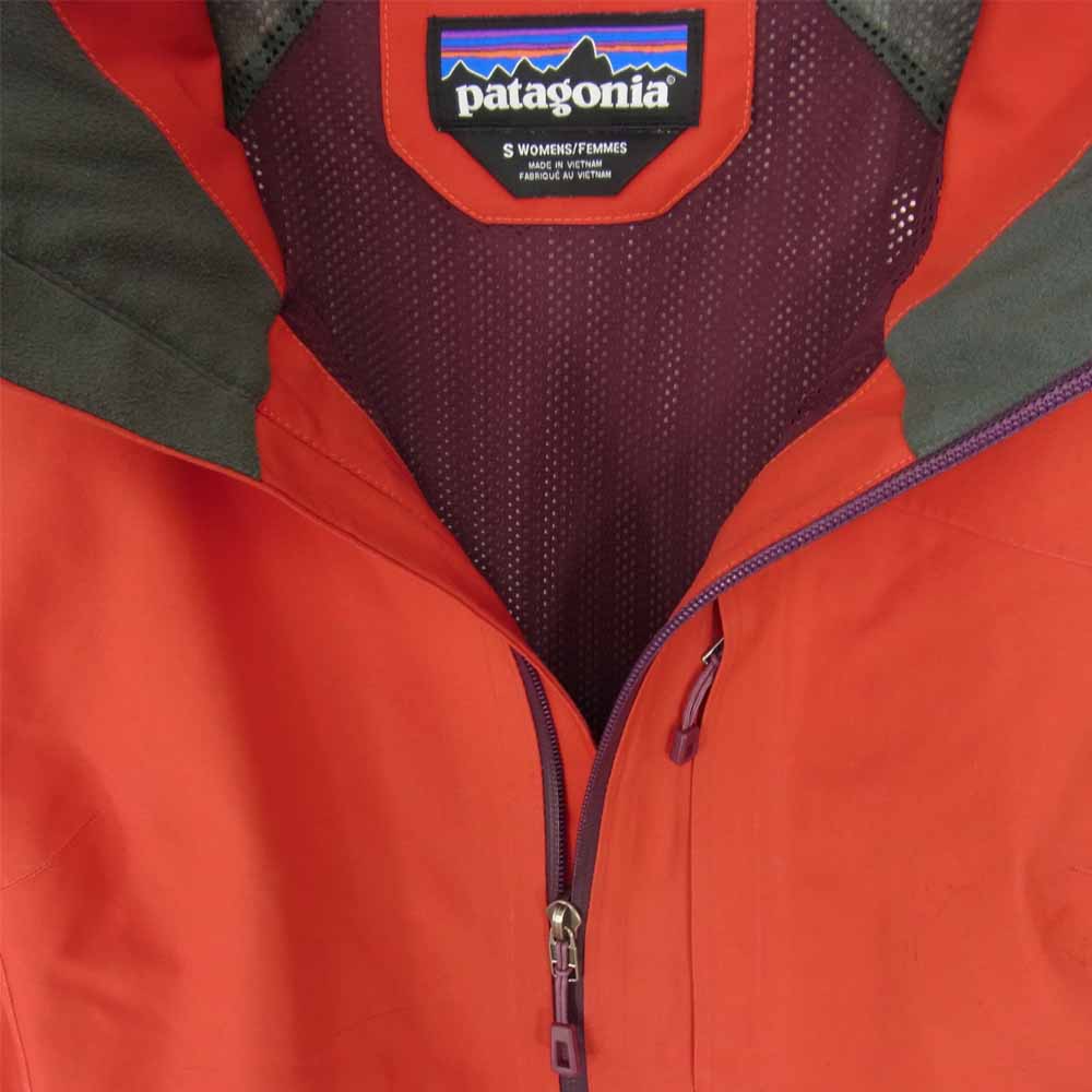patagonia パタゴニア 14AW 31406 14年製 Women's Powder Bowl Jacket GORE-TEX パウダー ボウル ジャケット ゴアテックス レッド系 S【中古】