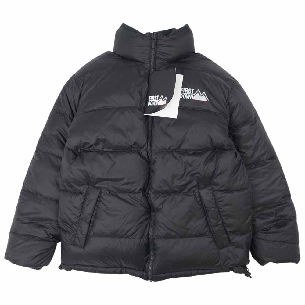 ファーストダウン F842500 REVERSIBLE DOWN JACKET BEIGExBLACK リバーシブル ダウン ジャケット カーキ系 ブラック系 M【中古】