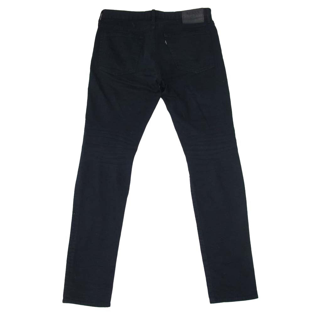 HYSTERIC GLAMOUR ヒステリックグラマー 02201AP01496 パッチリメイク スリム テーパード デニム パンツ ブラック系 32【中古】