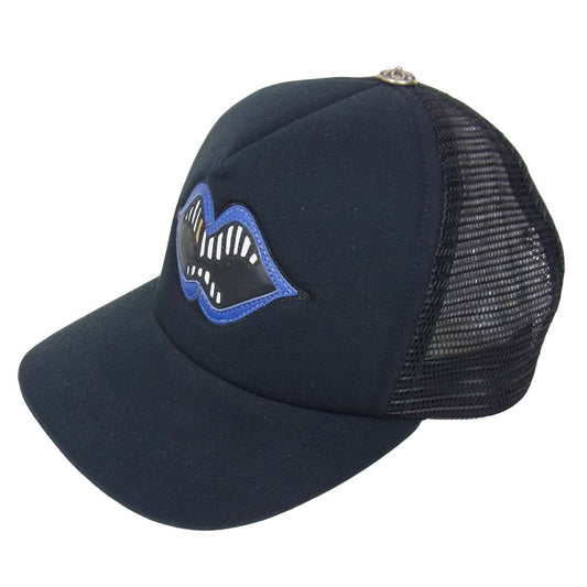 CHROME HEARTS クロムハーツ（原本無） MATTY BOY マッティボーイ Chomper Trucker Mesh Cap チョンパー トラッカー キャップ ブラック系 OS【中古】