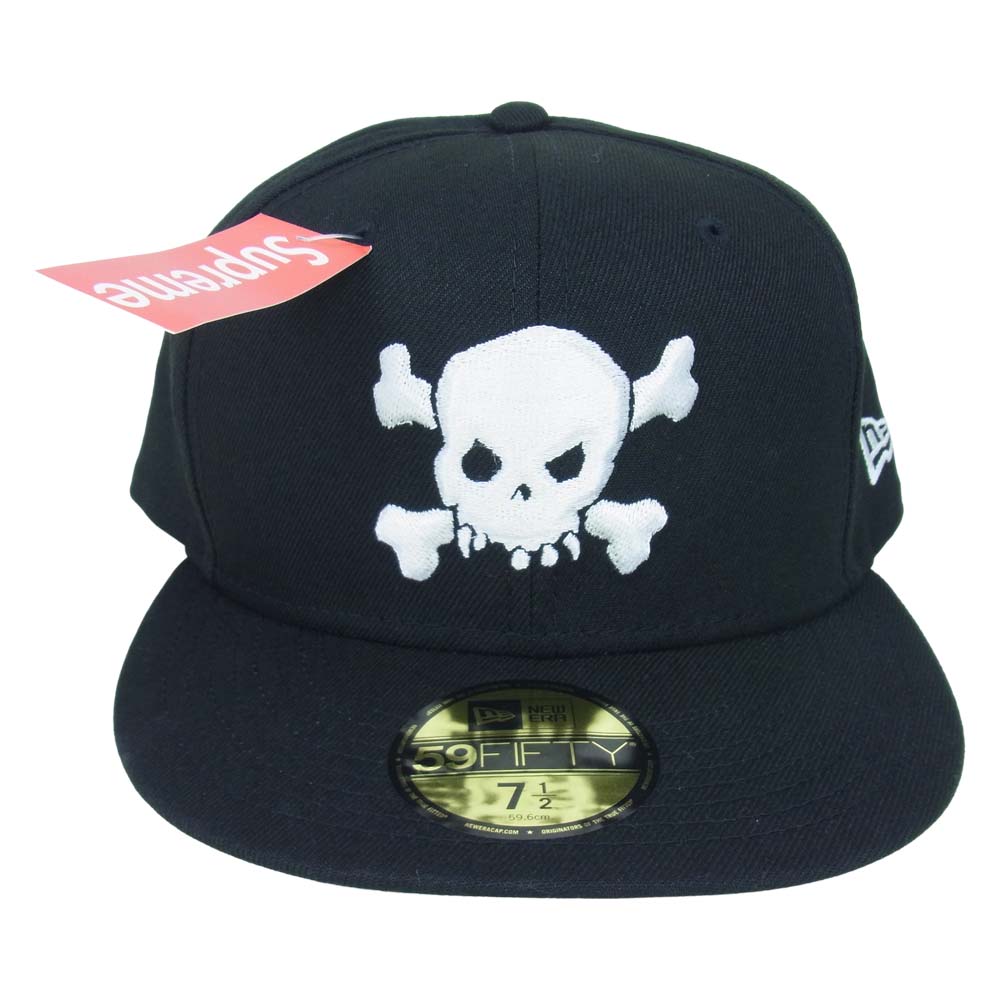 Supreme シュプリーム NEW ERA ニューエラ  スカル キャップ ブラック系 7 1/2【新古品】【未使用】【中古】