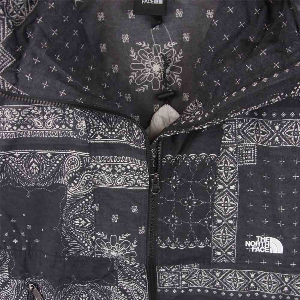 THE NORTH FACE ノースフェイス NP71535 NOVELTY COMPACT JACKET ノベルティ コンパクト ジャケット バンダナ ペイズリー 柄 RB バンダナリニューアルブラック S【新古品】【未使用】【中古】