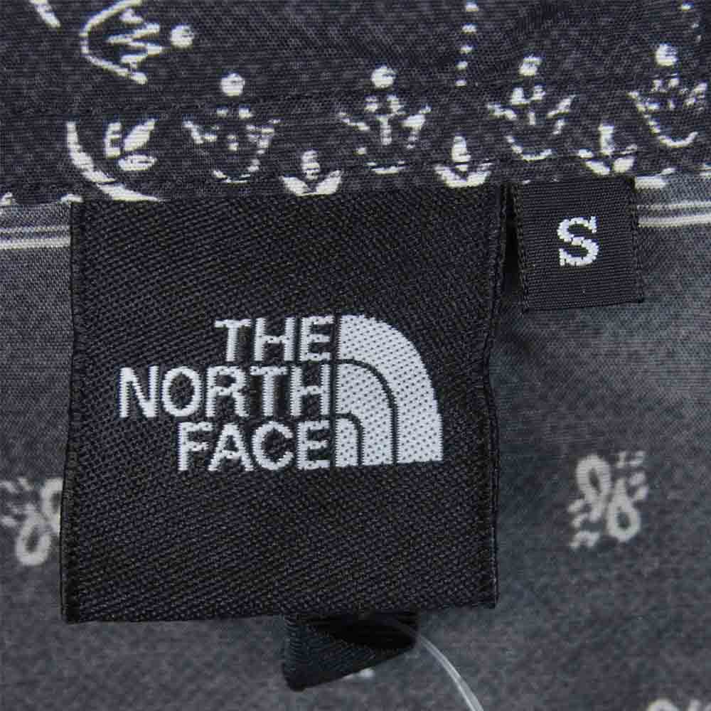 THE NORTH FACE ノースフェイス NP71535 NOVELTY COMPACT JACKET ノベルティ コンパクト ジャケット バンダナ ペイズリー 柄 RB バンダナリニューアルブラック S【新古品】【未使用】【中古】