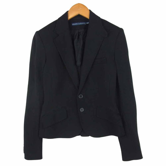 RALPH LAUREN ラルフローレン 2B テーラード ジャケット RN41381 ブラック系【中古】
