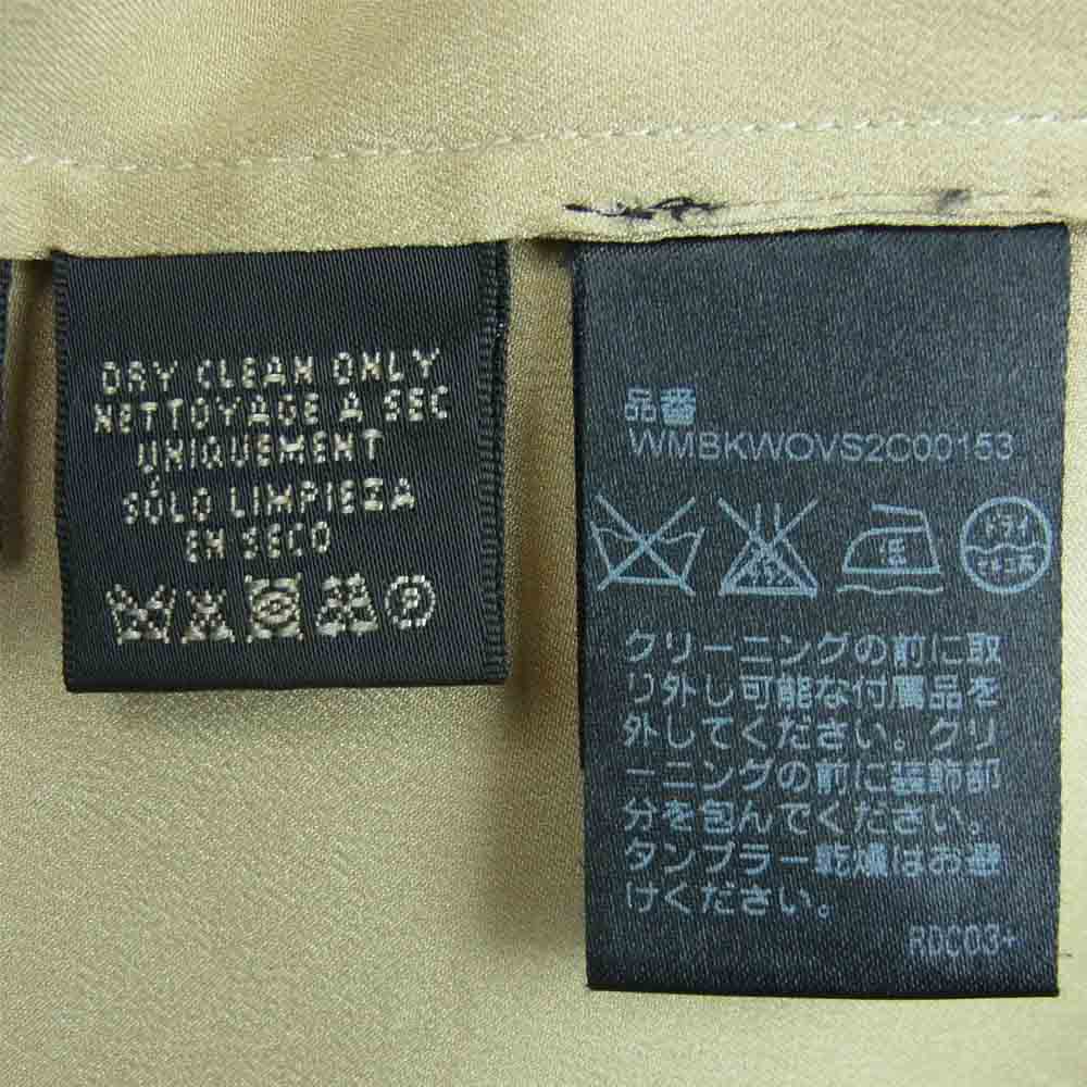RALPH LAUREN ラルフローレン WMBKWOVS2C00153 ストレッチシルク 長袖 ブラウス 中国製 ゴールド系【中古】