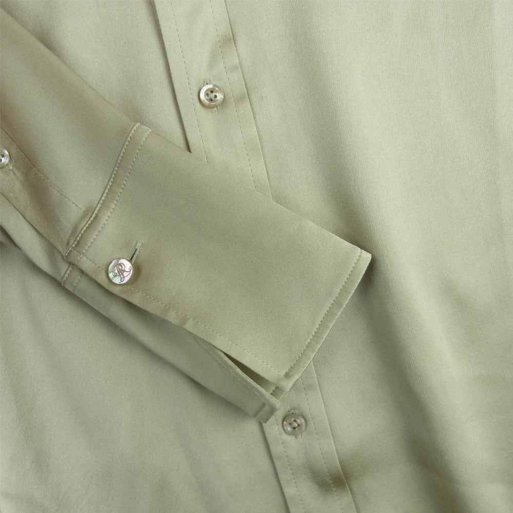 RALPH LAUREN ラルフローレン WMBKWOVS2C00153 ストレッチシルク 長袖 ブラウス 中国製 ゴールド系【中古】