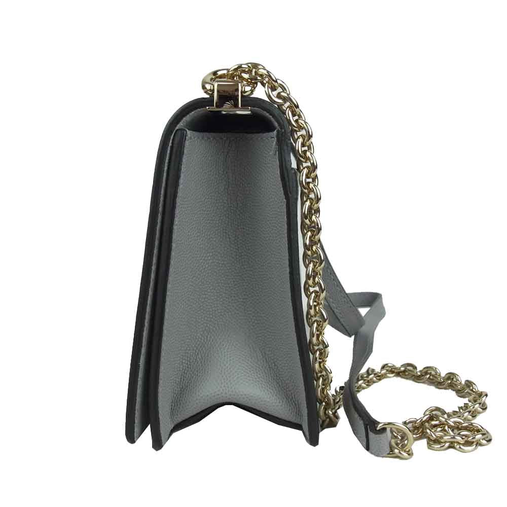 Furla フルラ チェーンショルダー グレー系【中古】