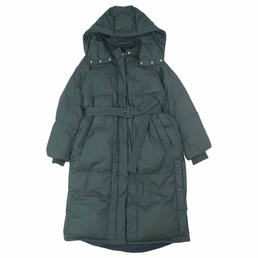 フレイアイディー LIMONTA リモンタ ナイロン ロング ダウン グリーン系【中古】