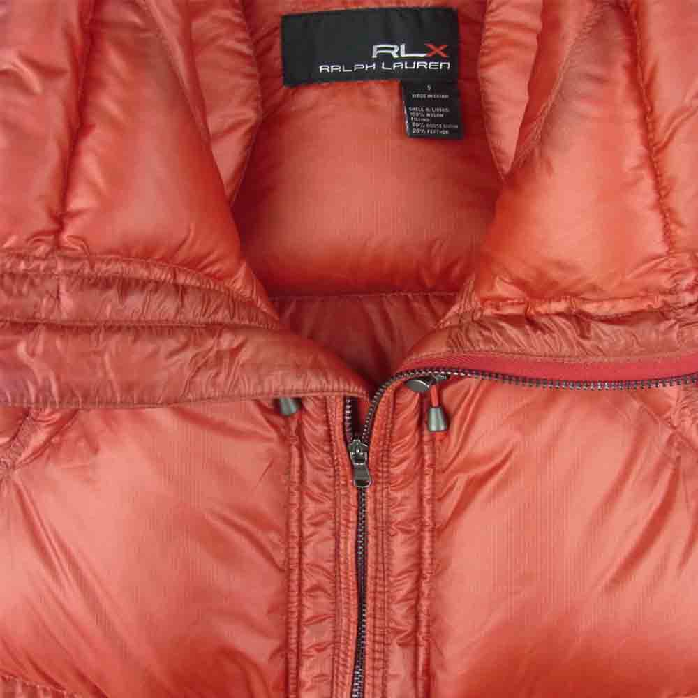 RALPH LAUREN ラルフローレン RLX ナイロン ダウン ベスト RN41381 LFJB 中国製 レッド系 S【中古】