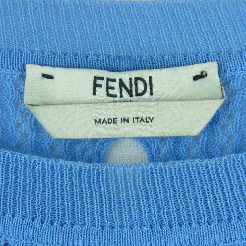 FENDI フェンディ ニット イタリア製 ライトブルー系【中古】