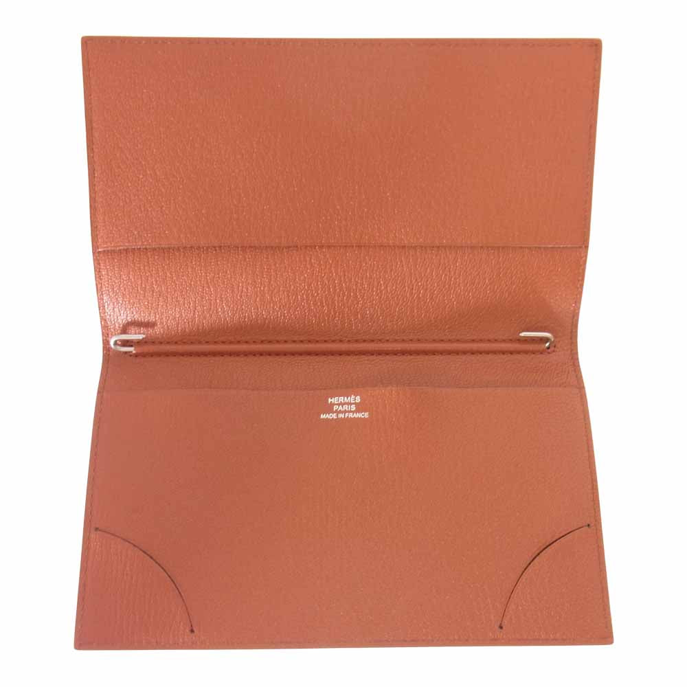 HERMES エルメス X刻印 アジェンダ ヴィジョン 手帳カバー ブラウン系 表記無し【中古】