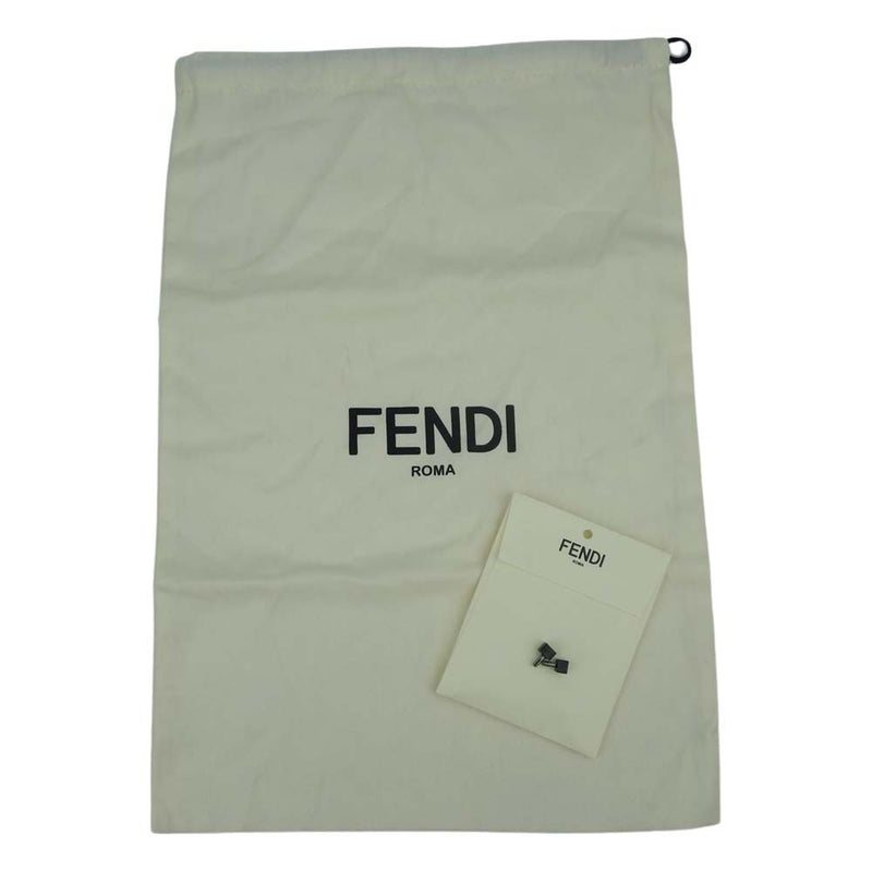 FENDI フェンディ ロココ アンクル ブーツ レッド系 37【極上美品】【中古】