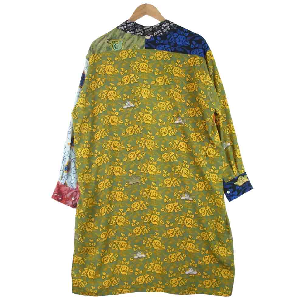 LOEWE ロエベ 国内正規品 PAULA PRINT WRAP SHIRTDRESS 総柄 シャツ ドレス カーディガン マルチカラー系 38【新古品】【未使用】【中古】