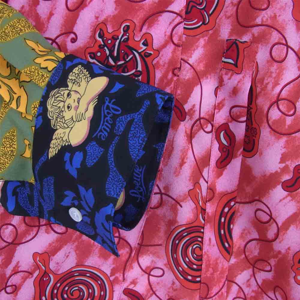 LOEWE ロエベ 国内正規品 PAULA PRINT WRAP SHIRTDRESS 総柄 シャツ ドレス カーディガン マルチカラー系 38【新古品】【未使用】【中古】