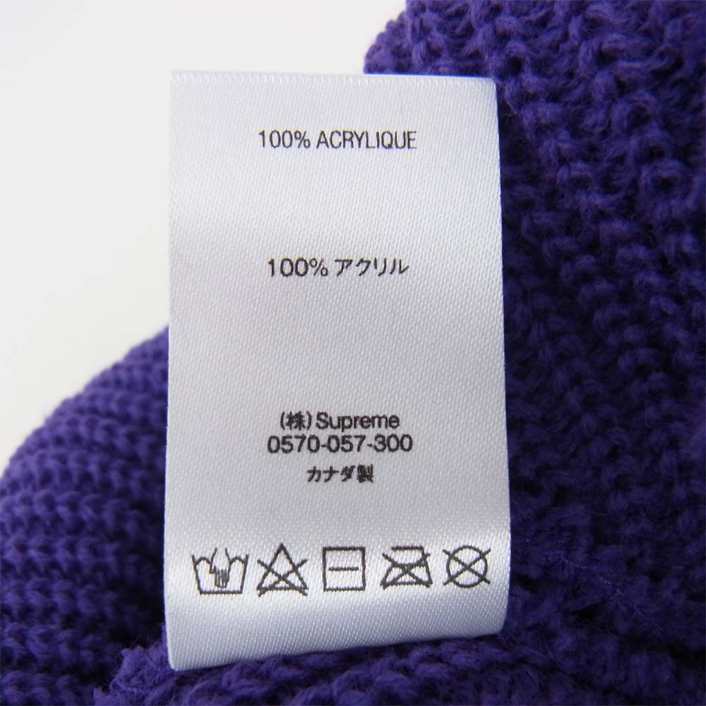 Supreme シュプリーム 21SS Gonz logo beanie ビーニー パープル系【美品】【中古】