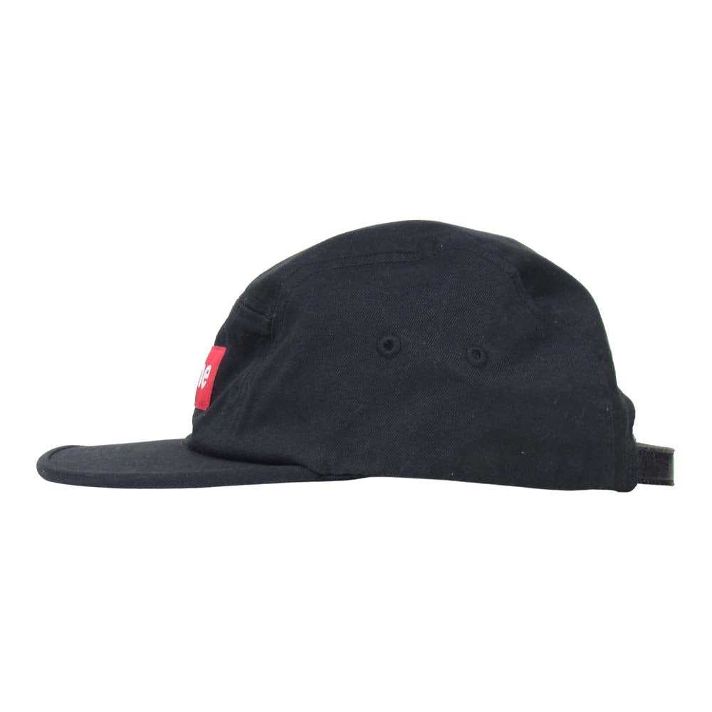 Supreme シュプリーム 17AW washed chino twill camp cap ブラック系【中古】