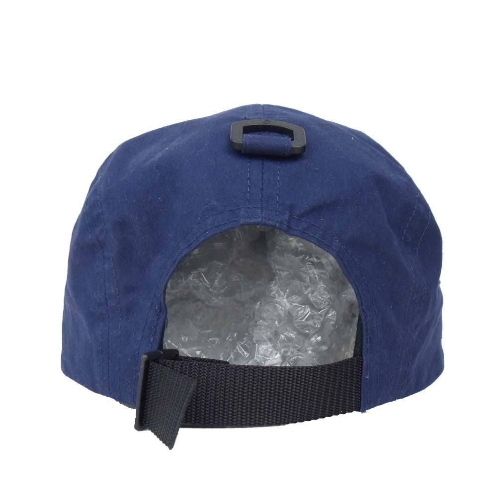 Supreme シュプリーム 21AW waxed cotton camp cap ネイビー系【美品】【中古】