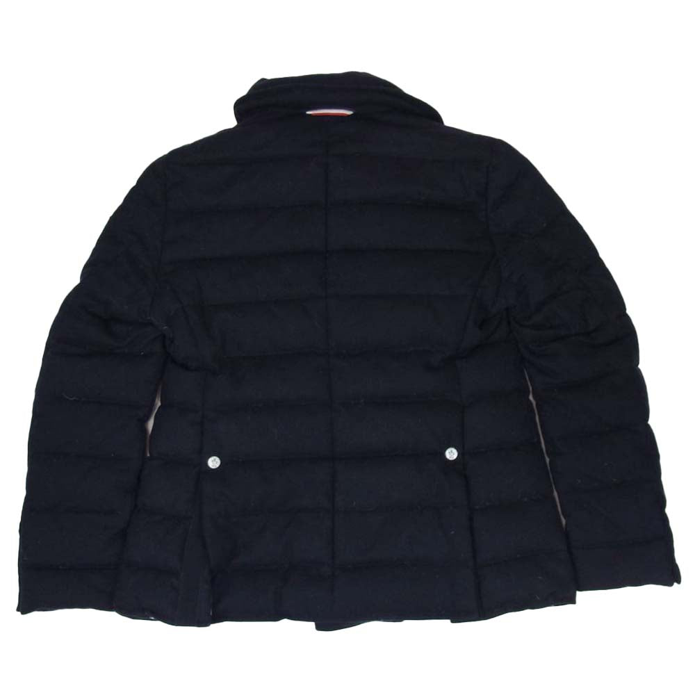 MONCLER モンクレール GAMME BLEU ガムブルー 国内正規品 GIACCONE ダウン ジャケット Pコート ネイビー系 1【中古】