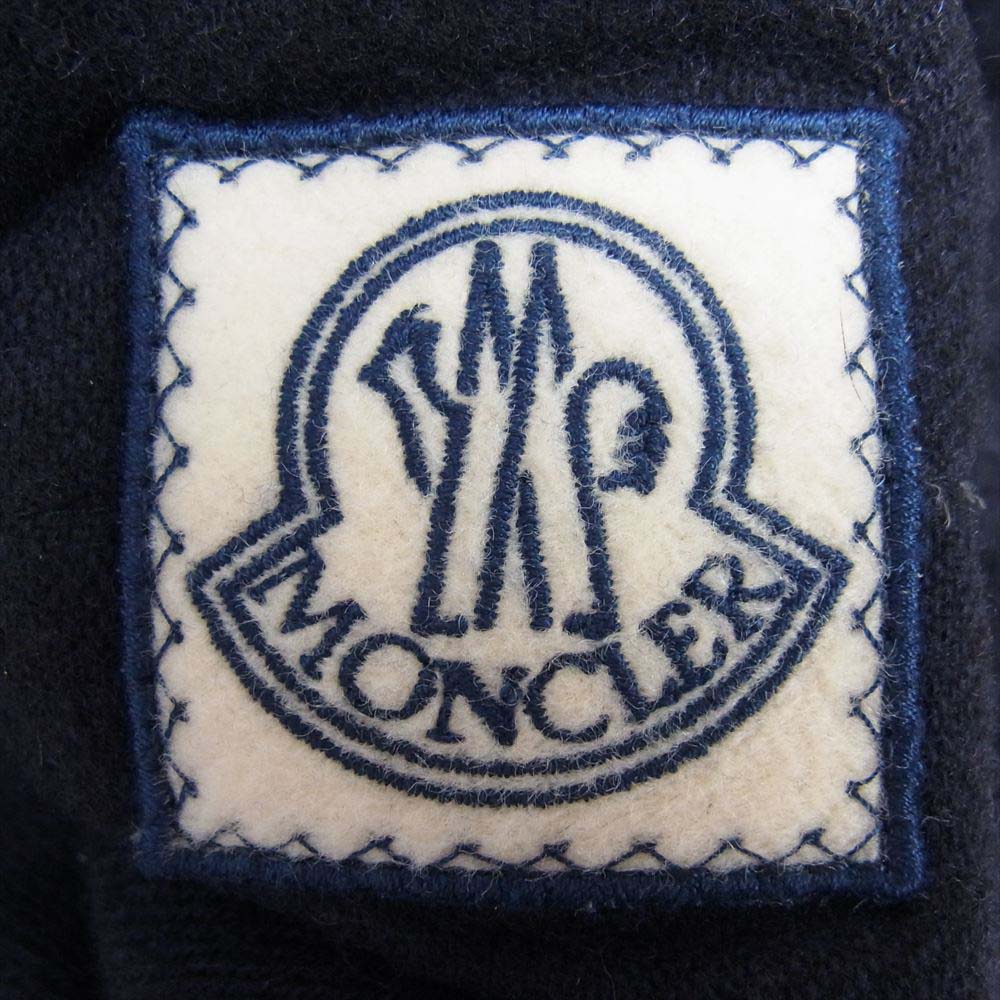 MONCLER モンクレール GAMME BLEU ガムブルー 国内正規品 GIACCONE ダウン ジャケット Pコート ネイビー系 1【中古】