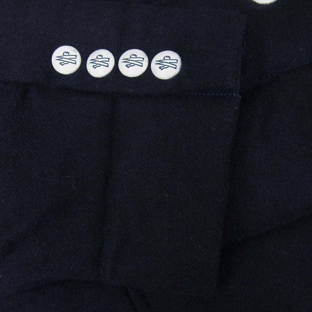 MONCLER モンクレール GAMME BLEU ガムブルー 国内正規品 GIACCONE ダウン ジャケット Pコート ネイビー系 1【中古】