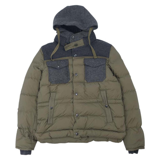 MONCLER モンクレール 国内正規品 LEBLOND ダウン ジャケット カーキ系 1【中古】