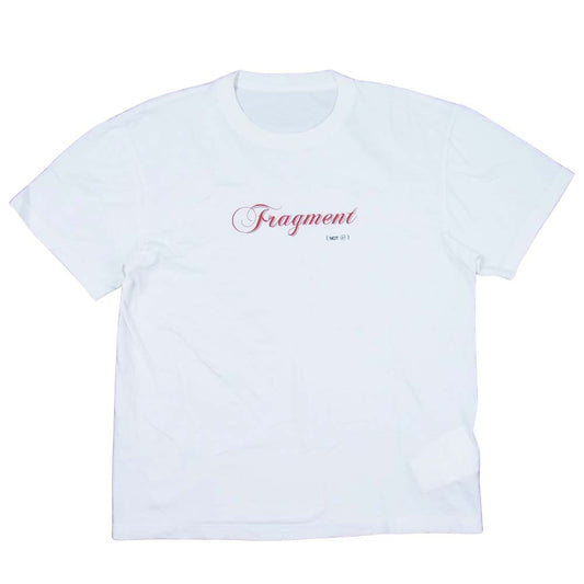 Sacai サカイ 19SS 19-02024M FRAGMENT NOT TEE フラグメント ロゴ プリント 半袖 Tシャツ ホワイト系 2【中古】