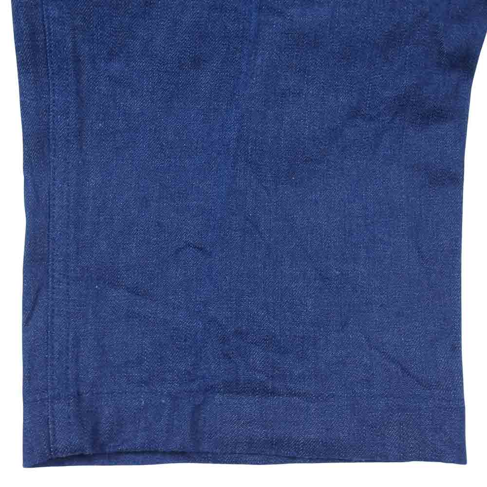 CALEE キャリー 21AW006SP Denim seekers pants ウエストゴム デニム テーパード イージー パンツ インディゴブルー系 XL【美品】【中古】