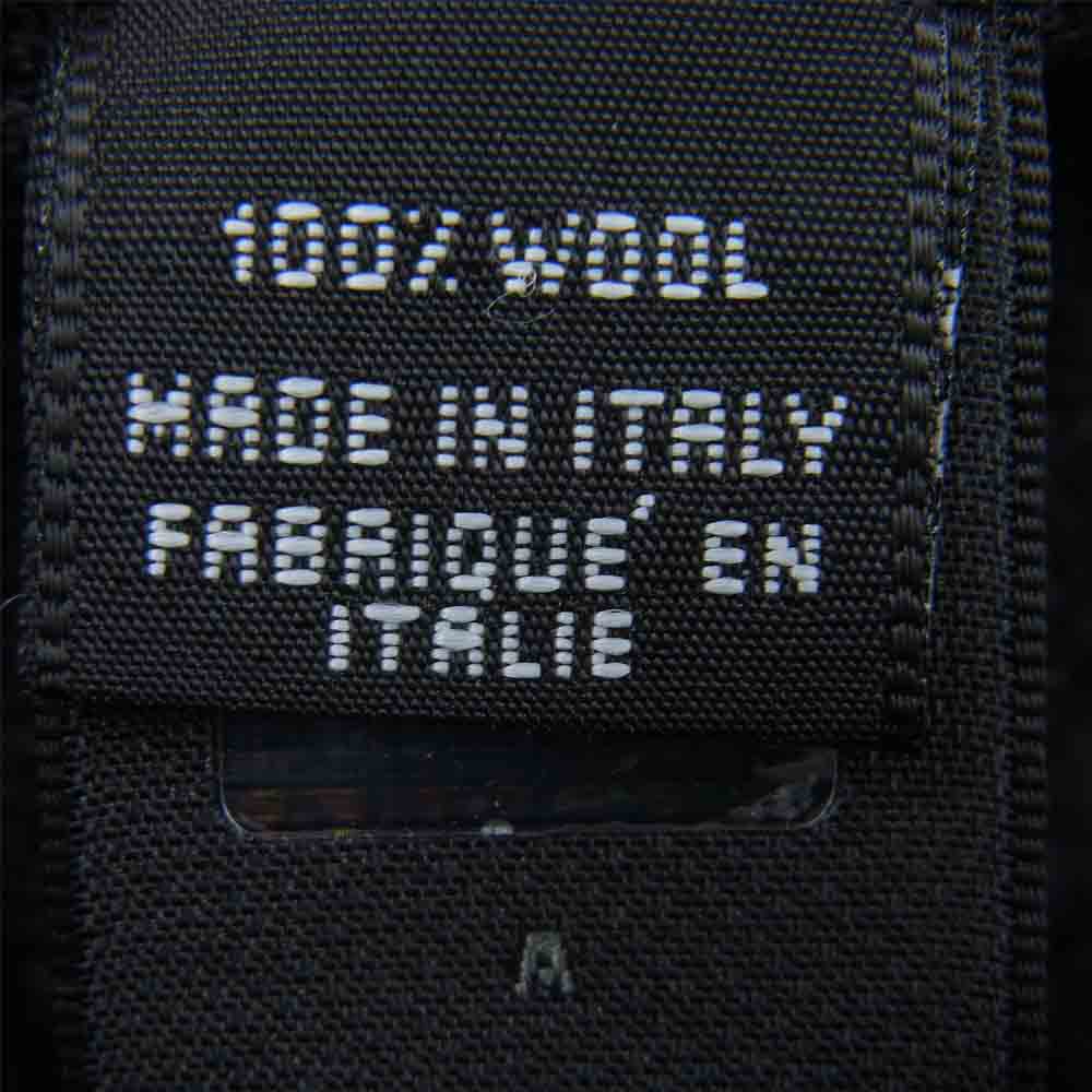 FENDI フェンディ ズッカ ロゴ ウール マフラー イタリア製 ブラック系 グレー系【中古】