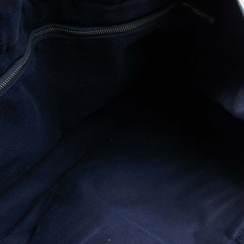 HERMES エルメス フールトゥ MM キャンバス ハンド バッグ ネイビー ネイビー系【中古】