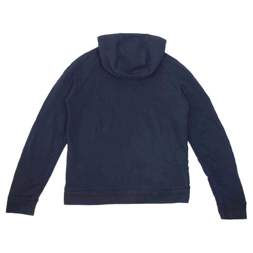 MONCLER モンクレール C10918400000 8098U 国内正規品 MAGLIA CARDIGAN トリコロールワッペン ジップ パーカー ネイビー系 L【中古】