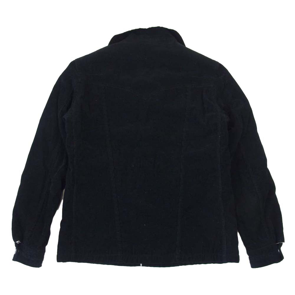 NUMBER(N)INE ナンバーナイン F07-NNJ006 コーデュロイ ボア ランチ ジャケット ブラック系 3【中古】