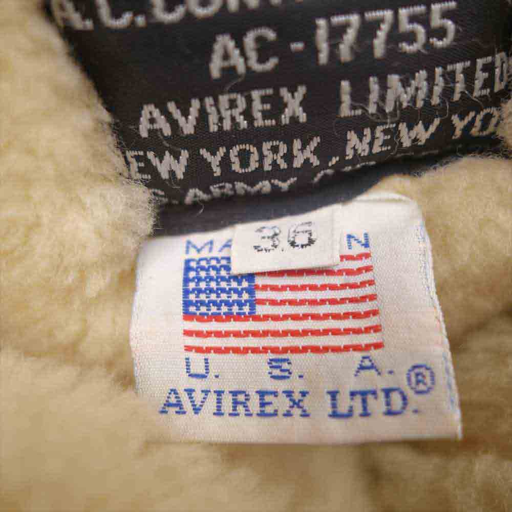 AVIREX アヴィレックス 33H5595 B-3 フライトジャケット ブラウン系 36