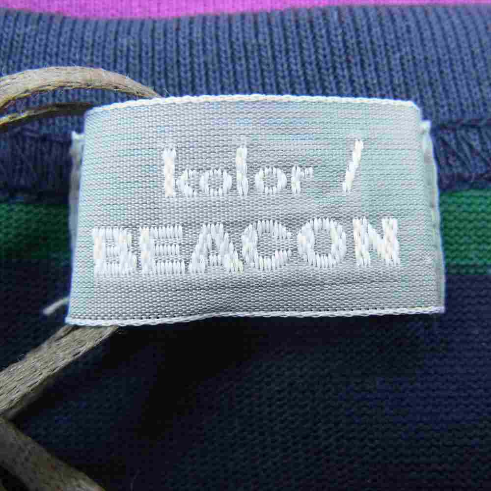 kolor カラー 21SS 21SBM-T07236 BEACON カラービーコン swiching border longsleeve t-shirt ドッキング カットソー マルチカラー系 3【新古品】【未使用】【中古】