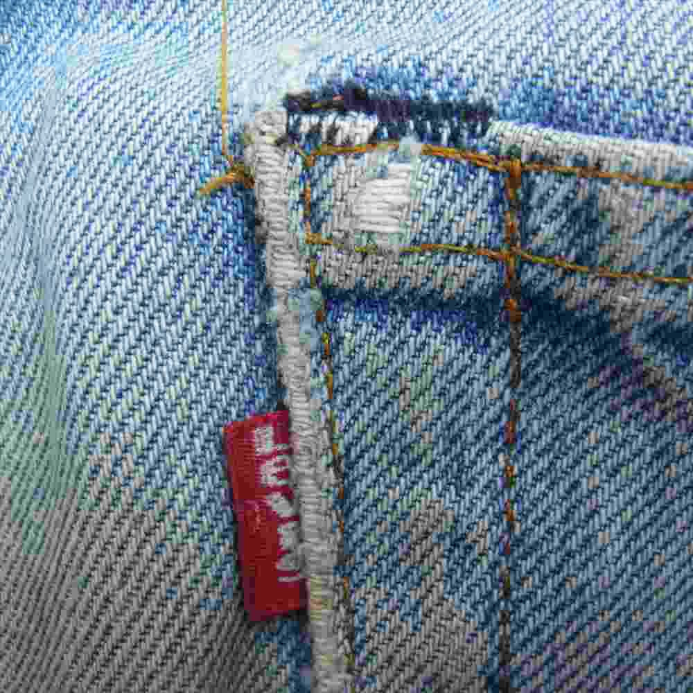Levi's リーバイス オリジナル 501 RED LINE 赤耳 524刻印 インディゴブルー系【中古】