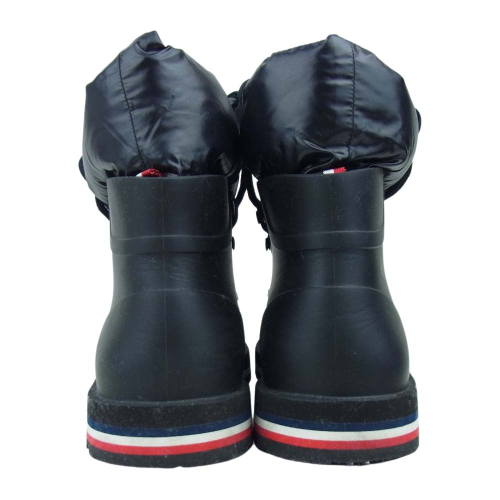 MONCLER モンクレール INAYA イナヤ リムーバブル インサート ラバー ブーツ ブラック系 38【中古】