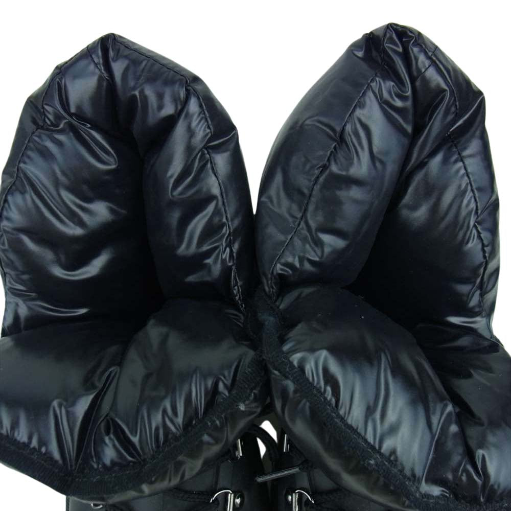 MONCLER モンクレール INAYA イナヤ リムーバブル インサート ラバー ブーツ ブラック系 38【中古】
