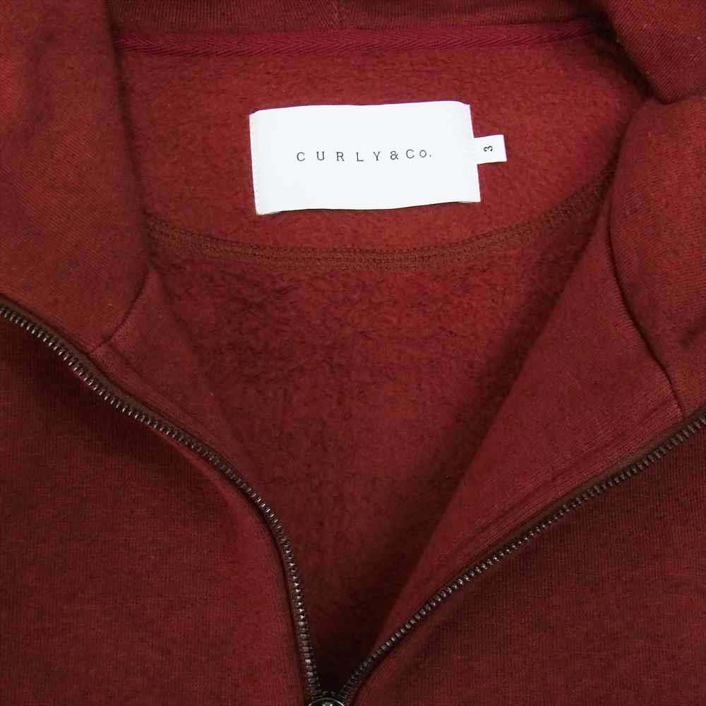 CURLY カーリー ジップアップ パーカー ブラウン系 3【中古】