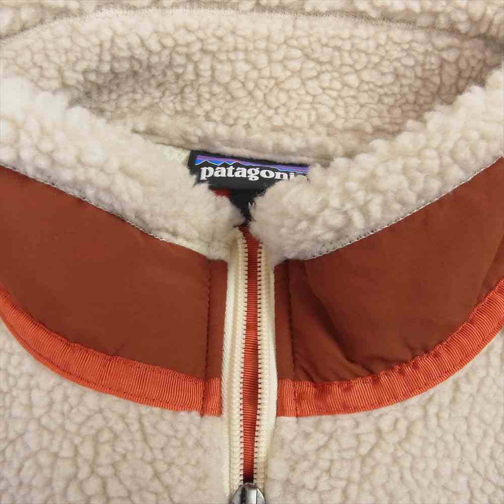 patagonia パタゴニア 20AW 23056 Classic Retro X Jacket クラシック レトロX フリース ジャケット オレンジ系 ベージュ系 M【美品】【中古】