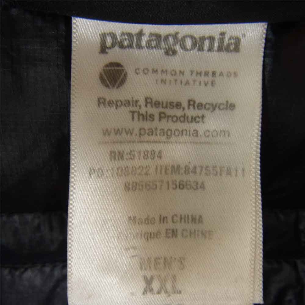 patagonia パタゴニア 11AW 84755 ULTRALIGHT DOWN JKT ウルトラ ライト ダウン ジャケット ブラック系 XXL【中古】
