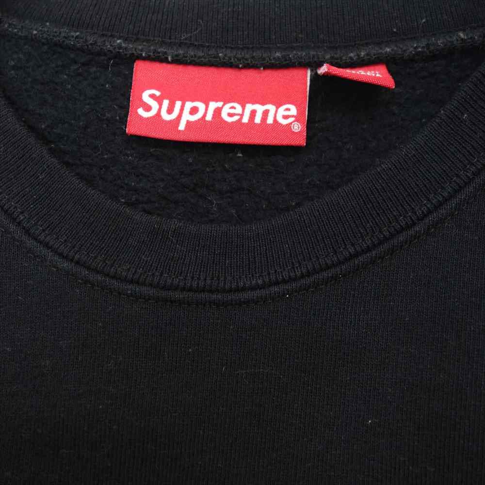 Supreme シュプリーム 18AW Side Arc Crewneck サイド アーチ ロゴ スウェット トレーナー ブラック系 M【中古】