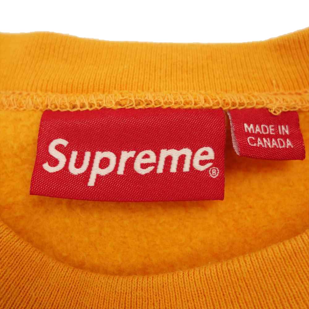 Supreme シュプリーム Fuck You Crewneck ファックユー クルーネック スウェット トレーナー オレンジ系 M【中古】