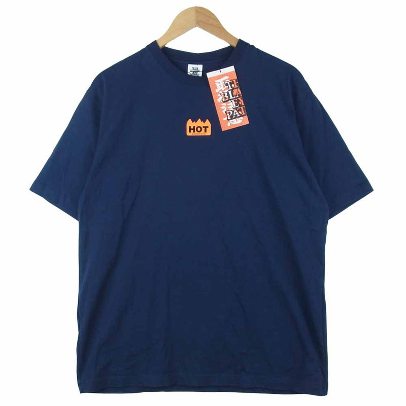 ブラックアイパッチ 20SS HOT LABEL TEE 半袖 プリント Tシャツ ダークネイビー系 L【美品】【中古】